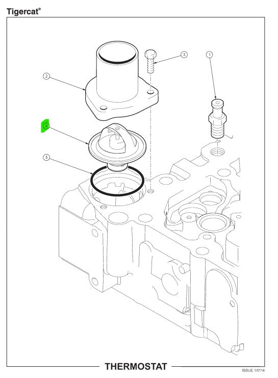 Thermostat Tigercat 211965 FPT Moteur